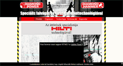 Desktop Screenshot of diamondpower.hu